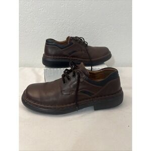 Josef Seibel Brown Oxford 10M 43 Leather Casual‎ Lace Up Comfort Dress Hungary